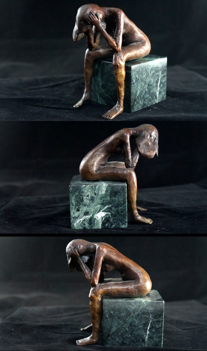 seated woman